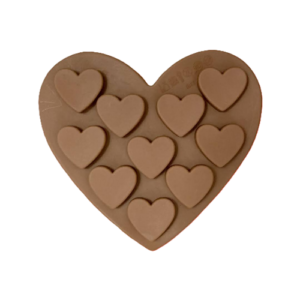 Molde de Silicón Corazones