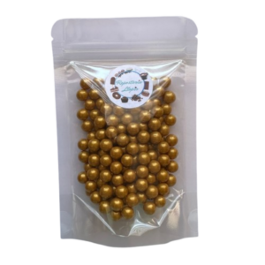 Perlas Comestibles Doradas